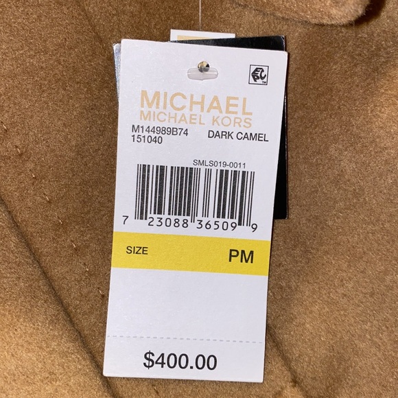 MICHAEL Michael Kors Wool Coat -Dark Camel size PM NEW WITH TAGS - Picture 7 of 16